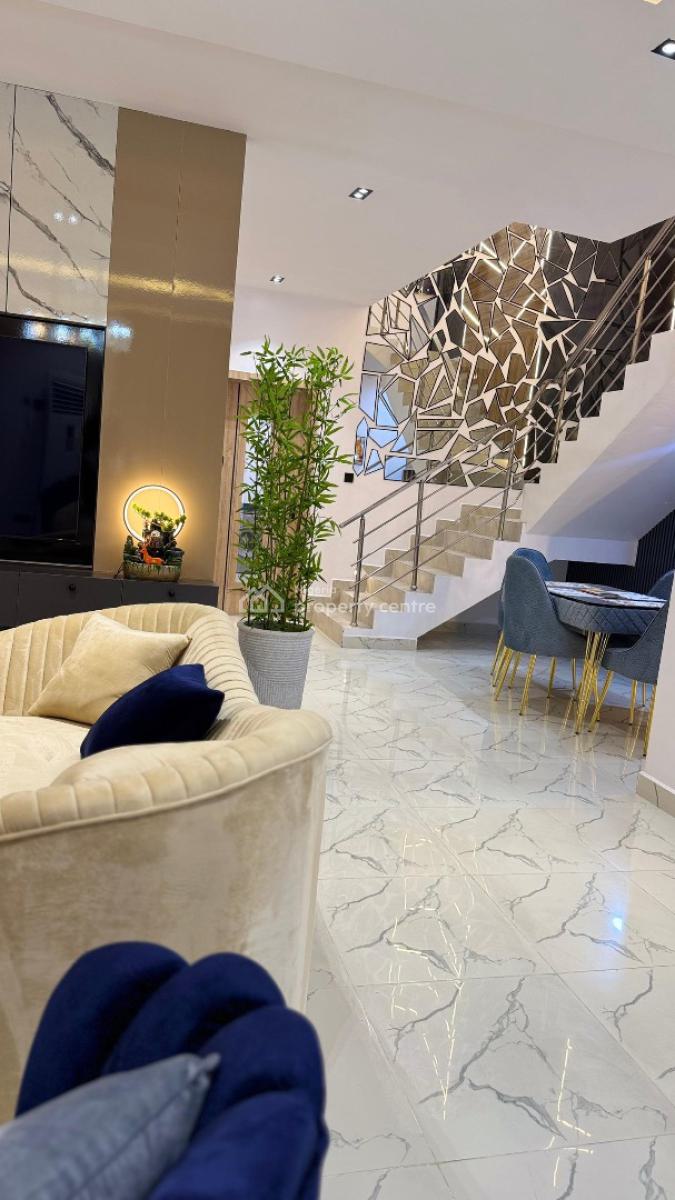 Luxury 3 Bedrooms Semi Detached Duplex with Office Space, Pool and Gym, Citadel View Estate 2.0, Ogombo, Ajah, Lagos, Semi-detached Duplex Short Let