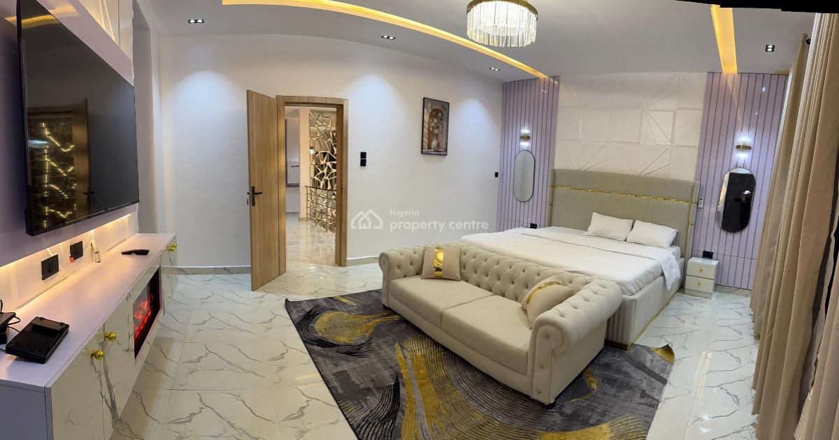 Luxury 3 Bedrooms Semi Detached Duplex with Office Space, Pool and Gym, Citadel View Estate 2.0, Ogombo, Ajah, Lagos, Semi-detached Duplex Short Let