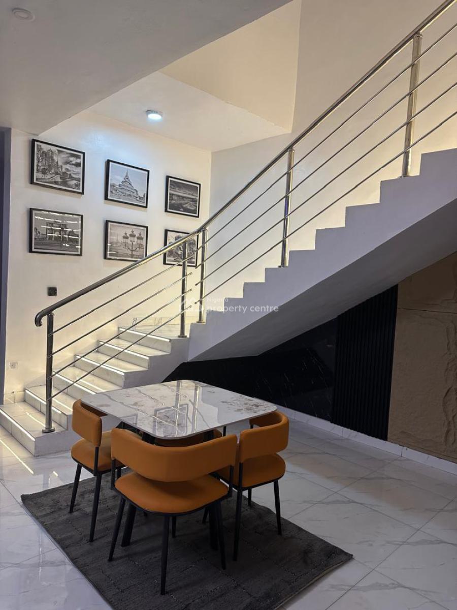 Well Finished and Furnished 3-bedroom Terrace Duplex with a Bq., Gra, Abijo, Lekki, Lagos, Terraced Duplex for Rent