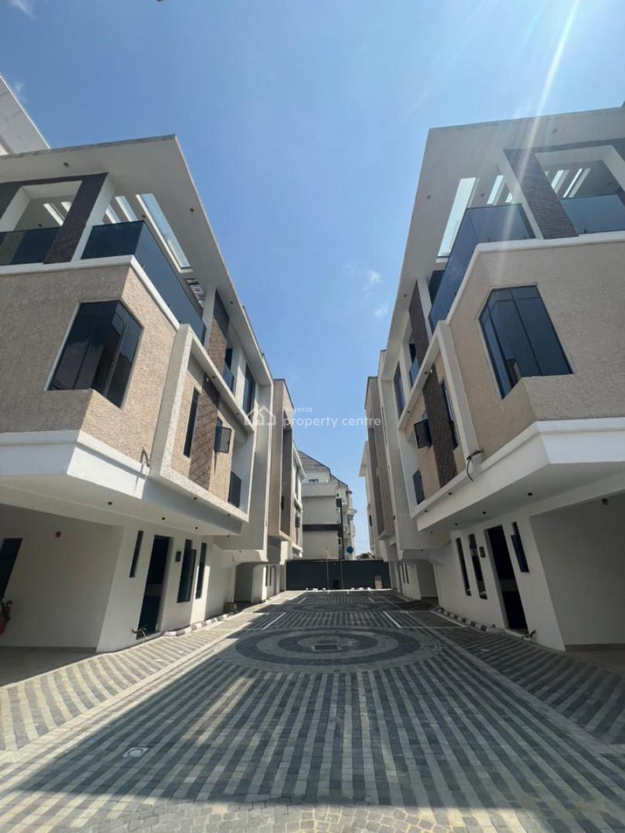 The Most Sought After 4 Bedroom Terrace Duplex with Bq, Close Proximity to Qmb Mart, Mega Chicken, Lekki Phase 1, Lekki, Lagos, Terraced Duplex for Sale