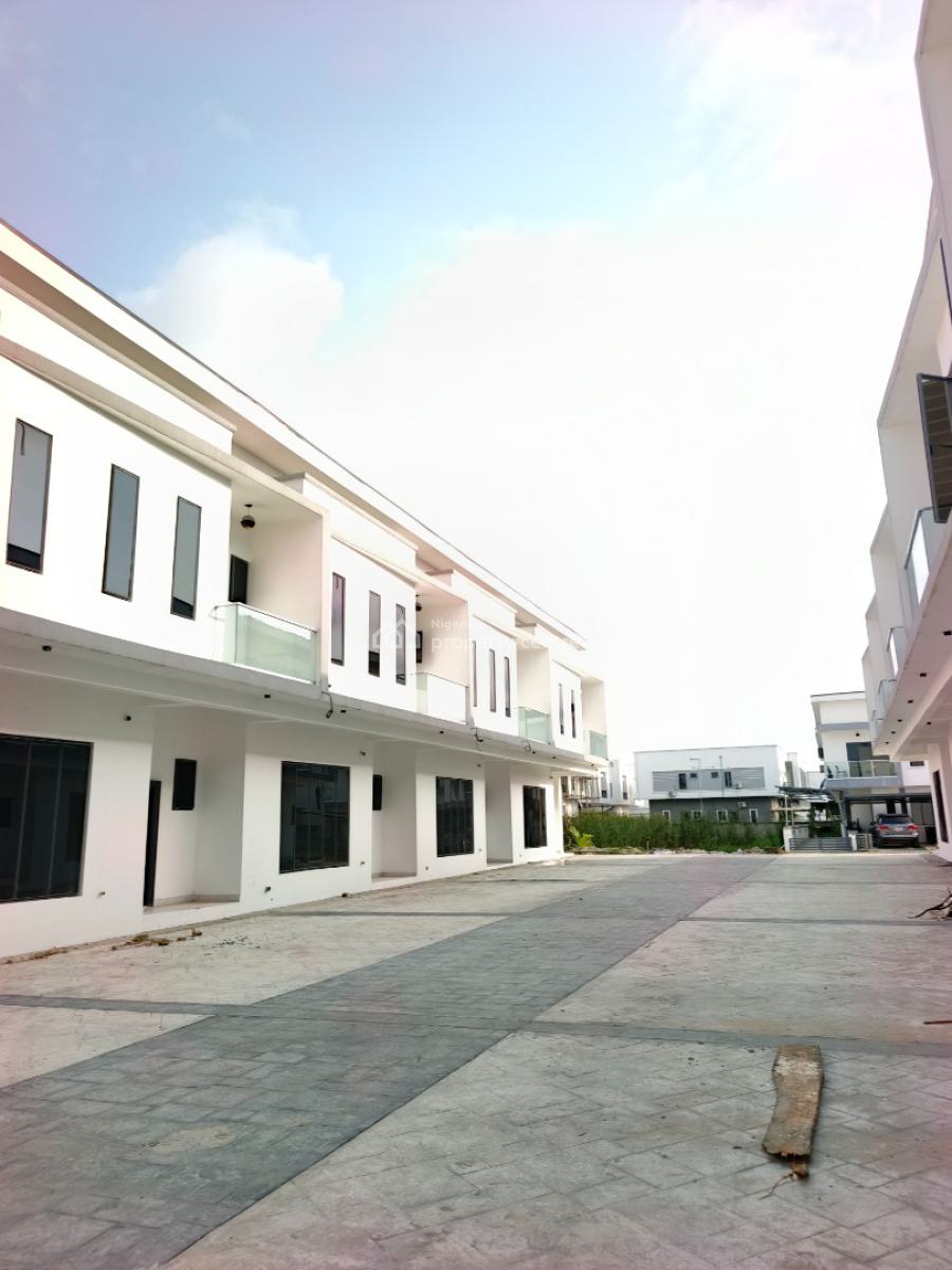 Smart Spacious Newly Built 4 Bedrooms Terraced Duplex, Corner Piece, Abraham Adesanya Axis, Ajah, Lagos, Terraced Duplex for Sale
