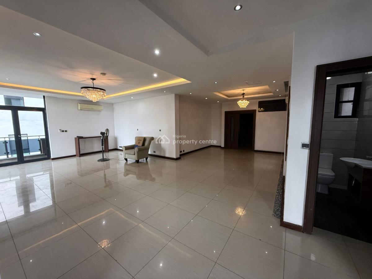 Fully Serviced Luxury 3 Bedroom Apartment with a Study Room and a Maid, Ikoyi, Lagos, Flat / Apartment for Rent