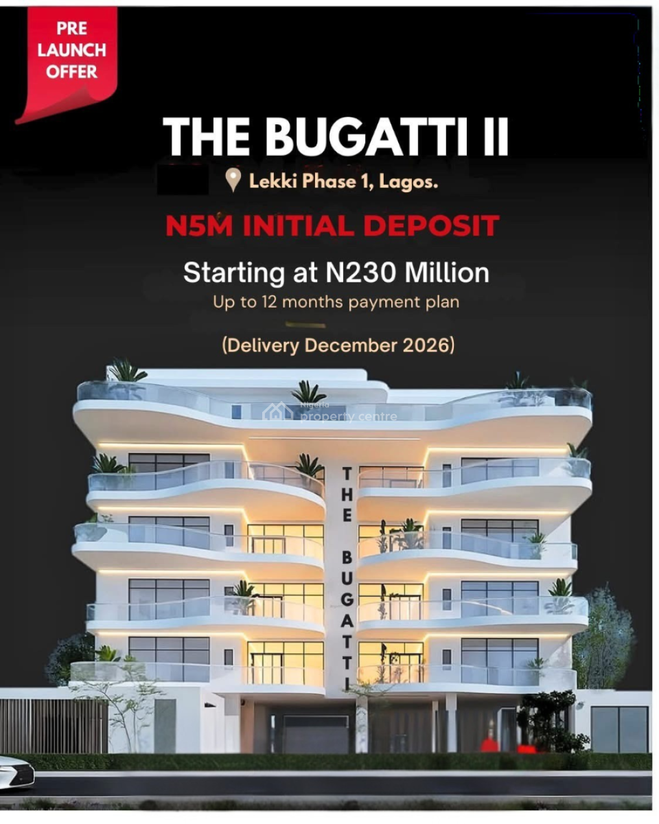 The Bugatti Luxury Apartment and Penthouse, Lagoon District Lekki Forshore, Lekki Phase 1, Lekki, Lagos, House for Sale