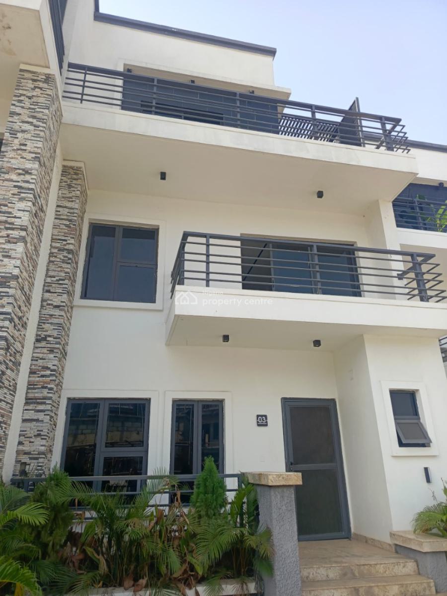 Beautifully Finished 4 Bedroom Terrace Duplex with a Bq, Guzape District, Abuja, Terraced Duplex for Rent