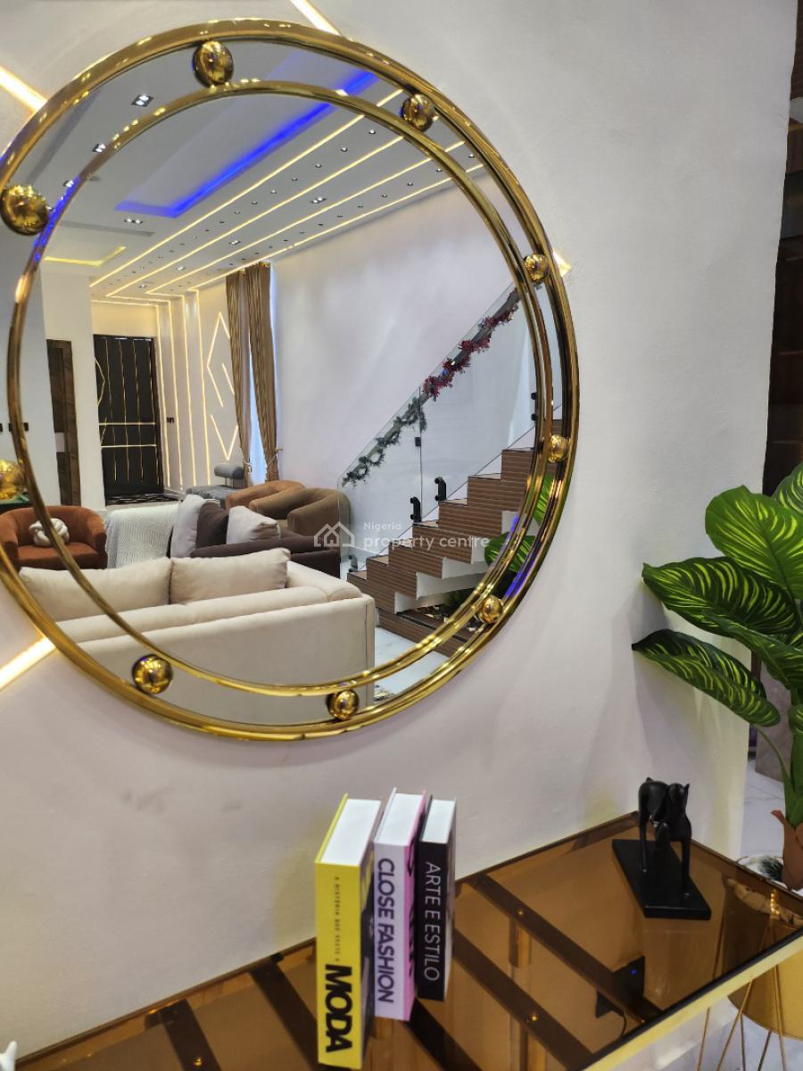 Newly Built 5 Bedrooms Apartment, Lekki Palm City Estate, Ado, Ajah, Lagos, House Short Let