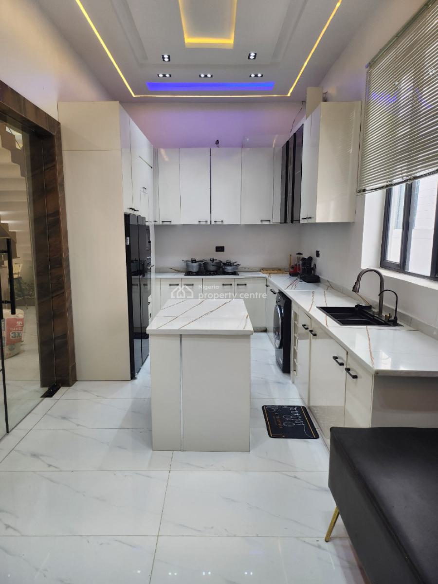 Newly Built 5 Bedrooms Apartment, Lekki Palm City Estate, Ado, Ajah, Lagos, House Short Let