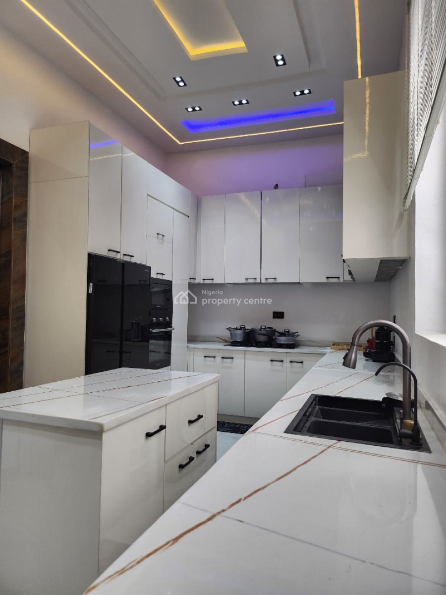 Newly Built 5 Bedrooms Apartment, Lekki Palm City Estate, Ado, Ajah, Lagos, House Short Let