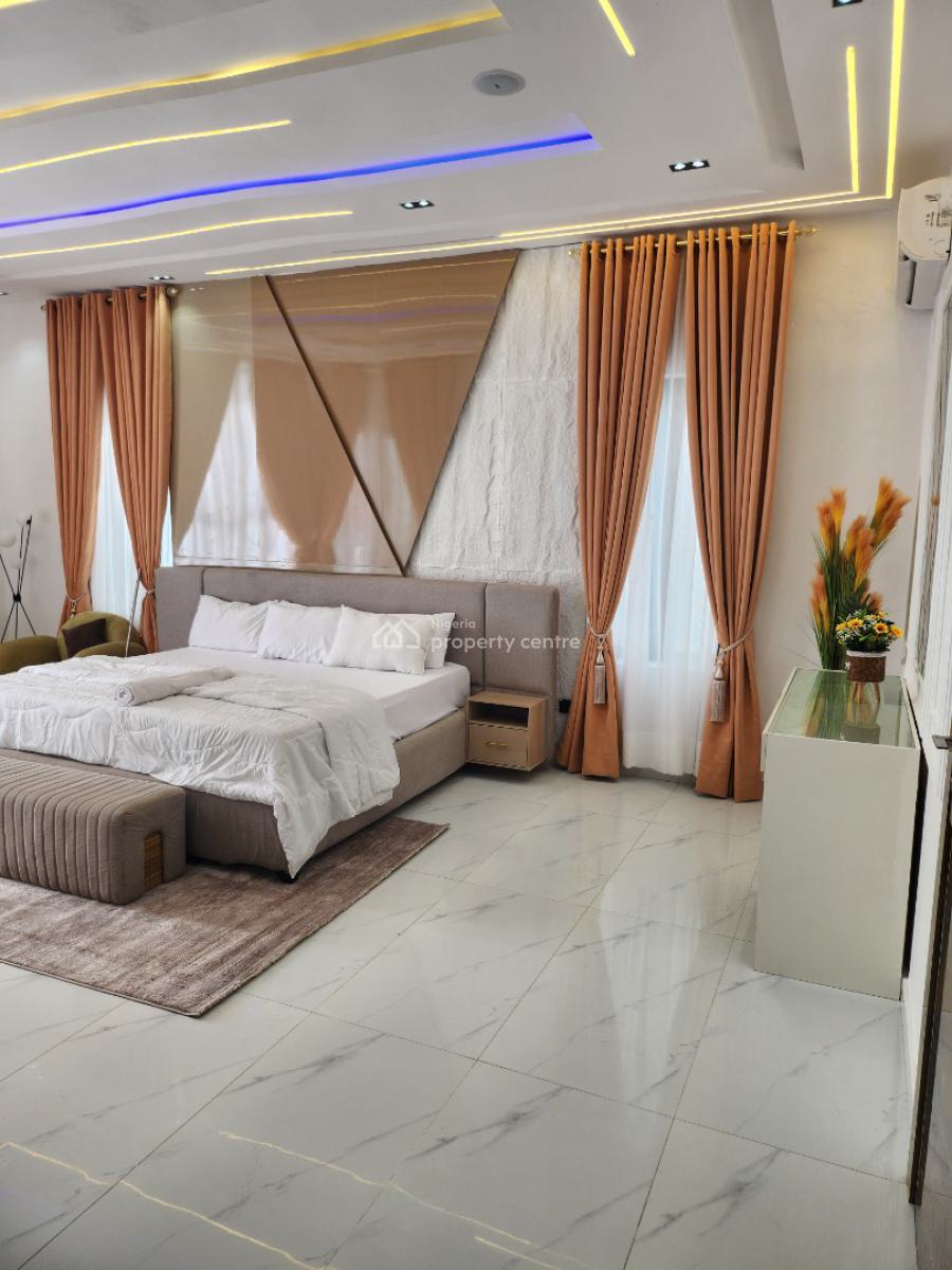 Newly Built 5 Bedrooms Apartment, Lekki Palm City Estate, Ado, Ajah, Lagos, House Short Let