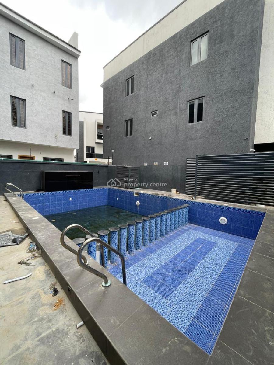 4 Bedroom Terrace Duplex with Bq and Gym, Ikate, Lekki, Lagos, Terraced Duplex for Sale