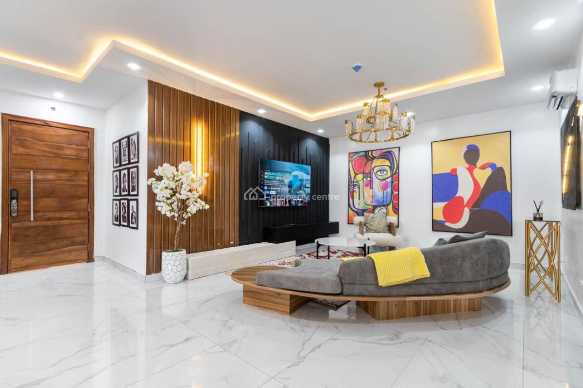 Beautiful 2 Bedroom with Waterfront, Private Cinema, Bathtub and Swimming Pool, Lekki Phase 1, Lekki, Lagos, Flat / Apartment Short Let