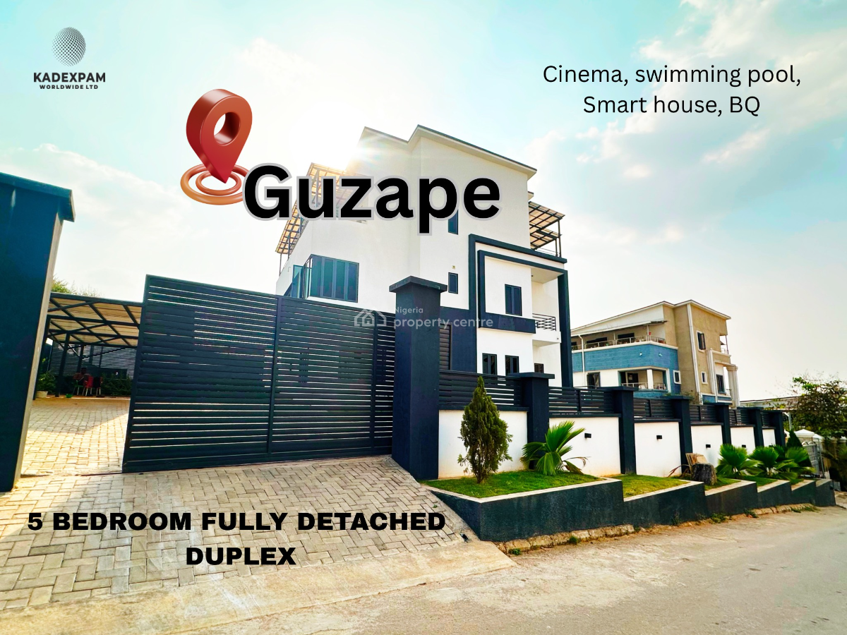 5 Bedroom Smart Home, Citiscape Villa Estate, Guzape District, Abuja, Semi-detached Duplex for Sale