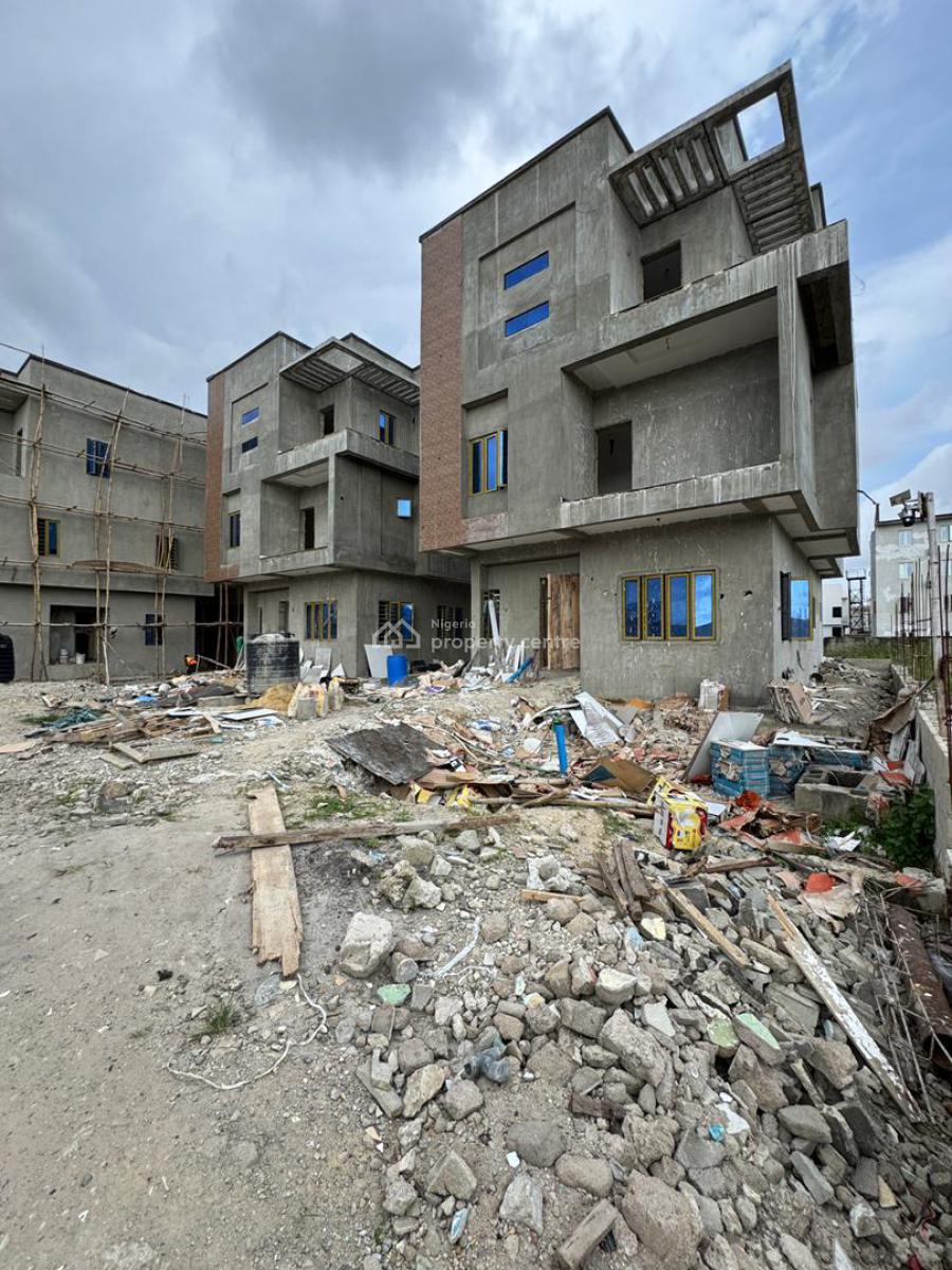 Lovely 4 Bedroom Semi Detached Duplex with a Room Bq, Gbagada, Lagos, Semi-detached Duplex for Sale