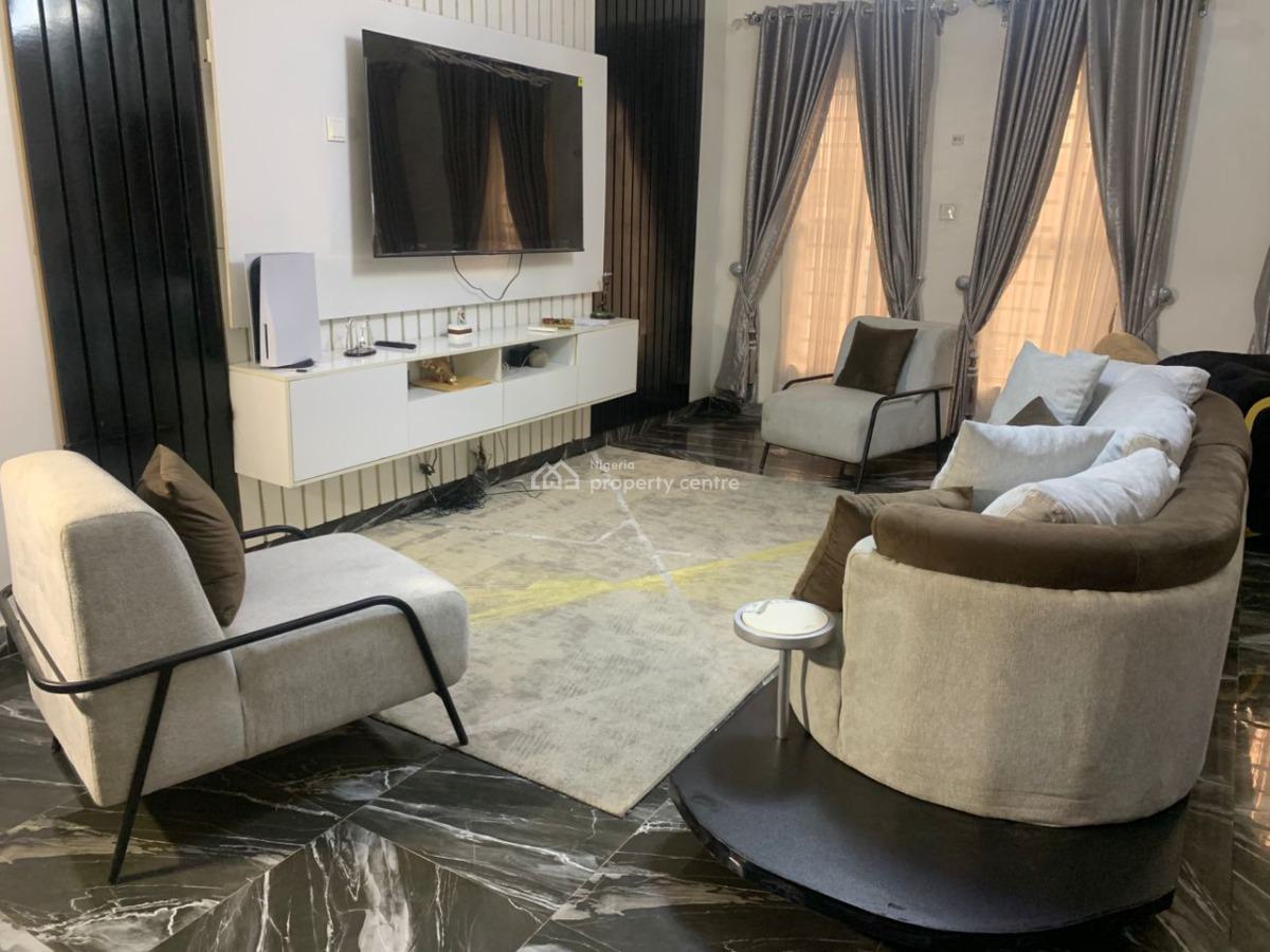 Stylish & Fully Furnished 4-bedroom Apartment, Agungi, Lekki, Lagos, Flat / Apartment Short Let