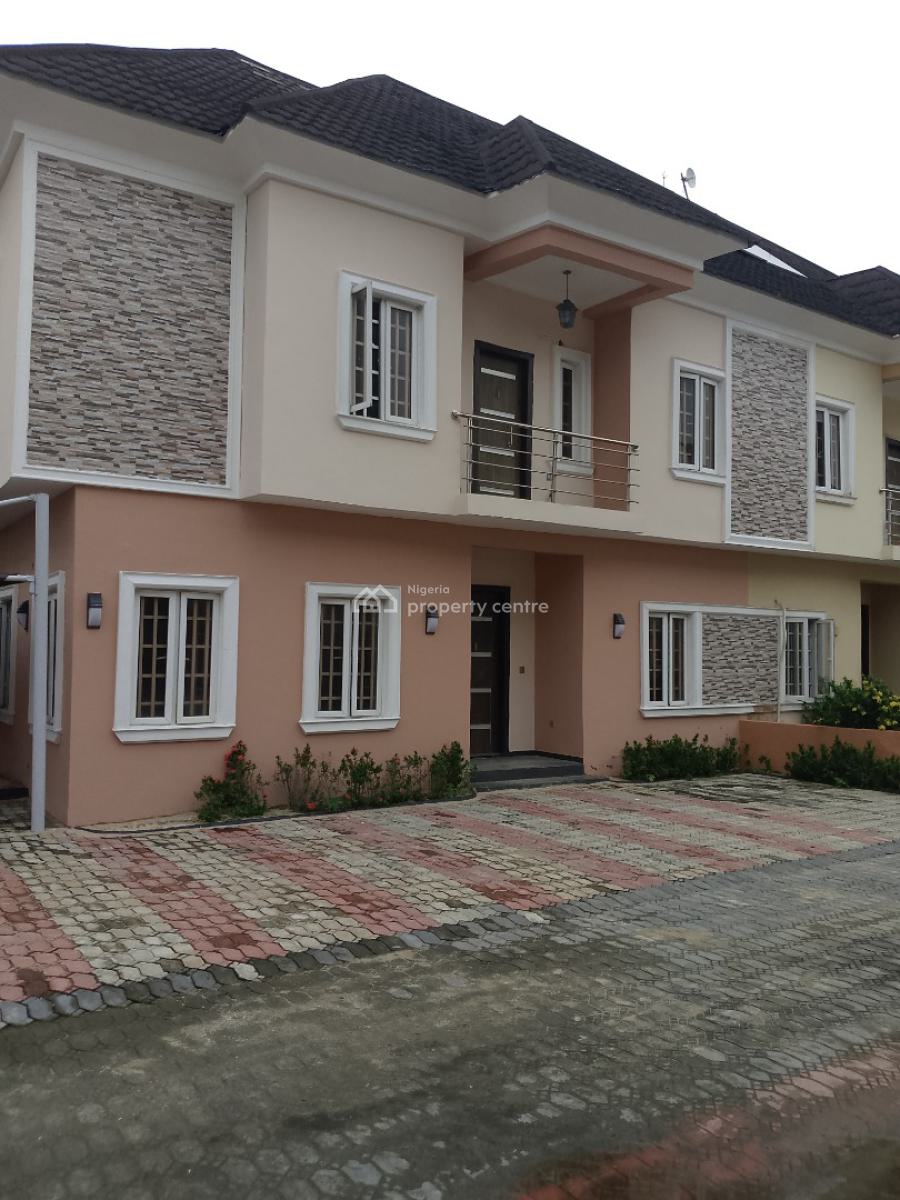 Massive 4 Bedrooms Semi Detached Duplex with Bq, Greenwood Park Estate, Sangotedo, Ajah, Lagos, Semi-detached Duplex for Rent