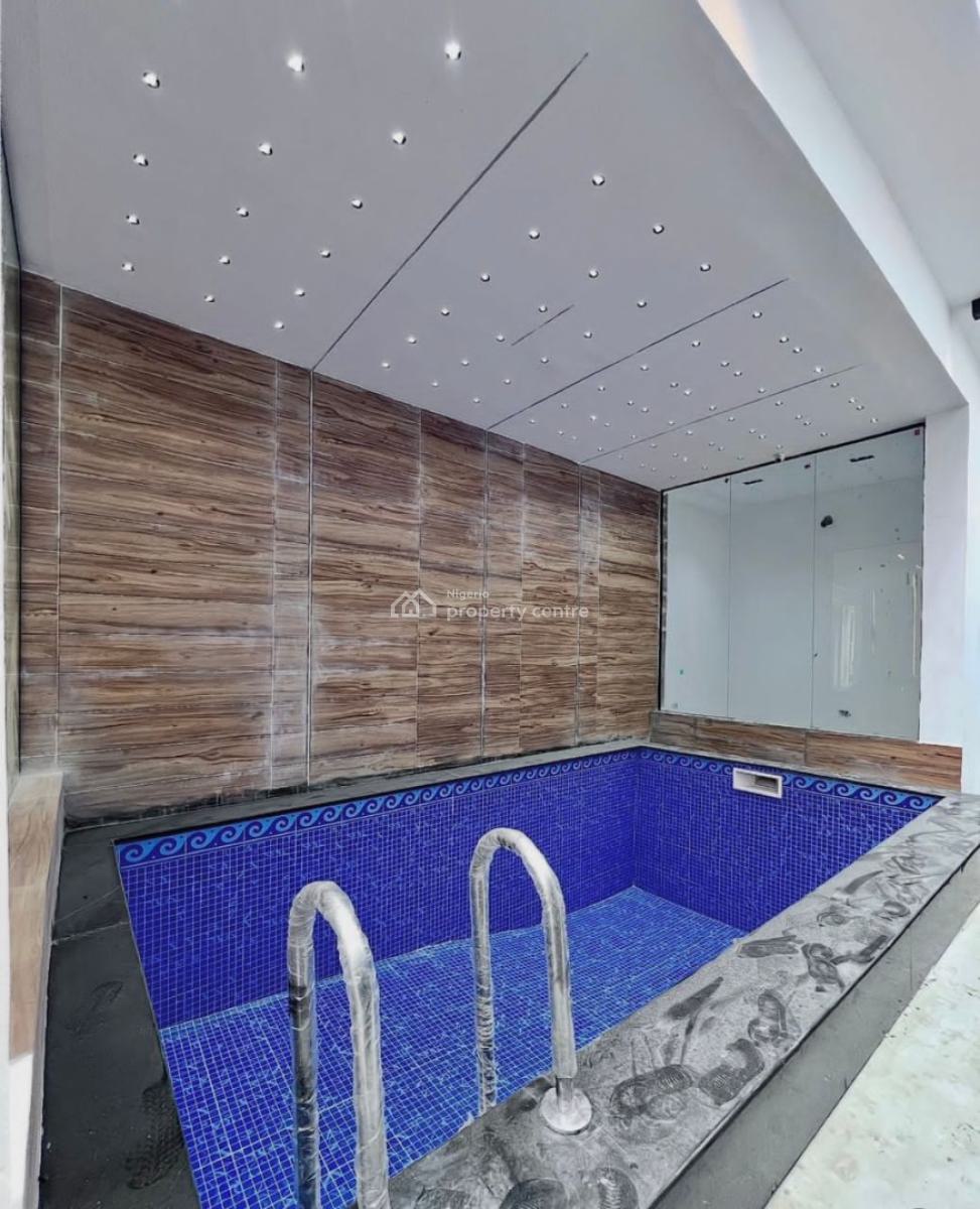 Gracefully Carved 5 Bedroom Smart Home with Swimming Pool and Bq, Chevron Toll Gate, Lekki, Lagos, Block of Flats for Sale