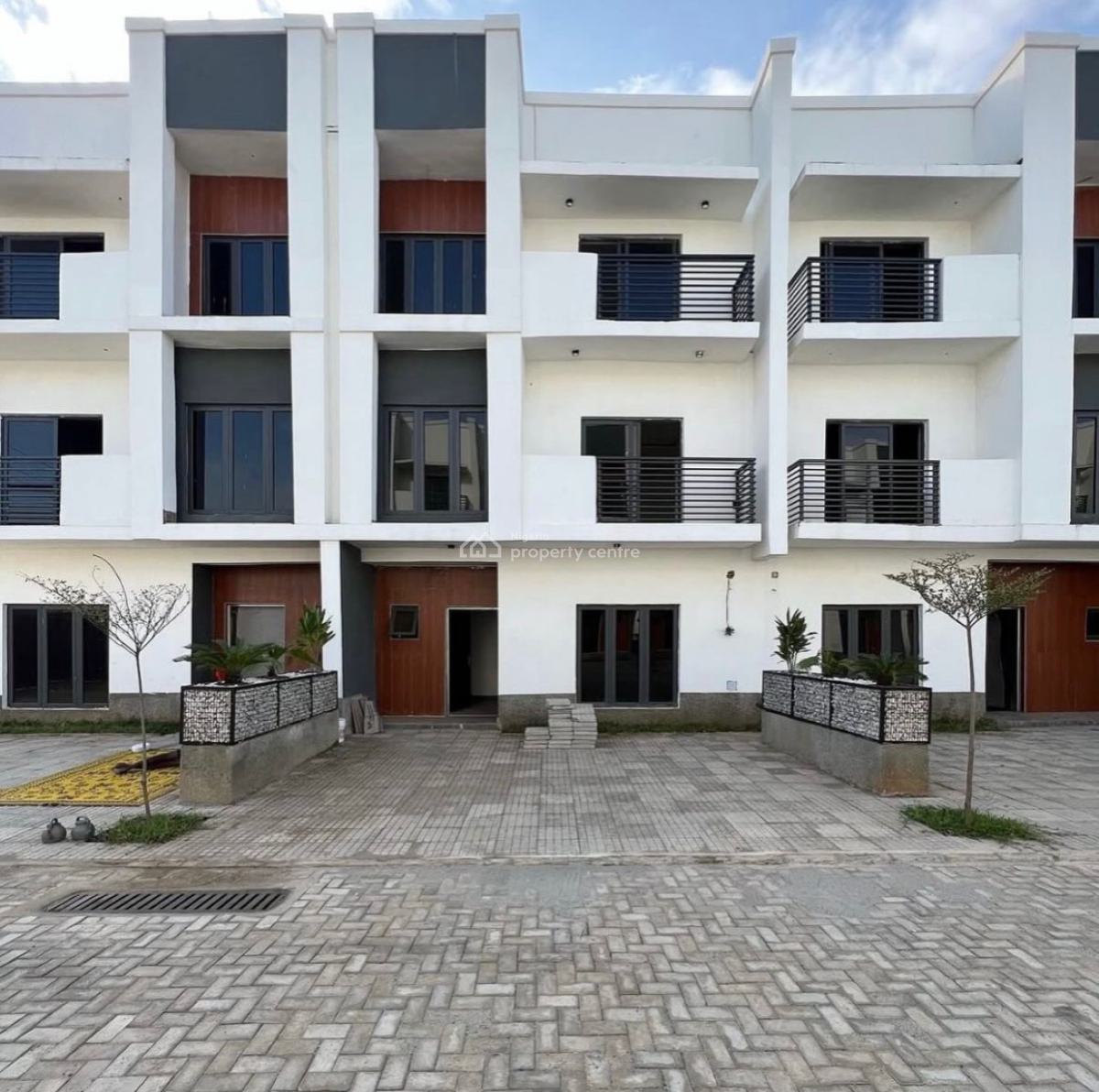 Brand New Luxury 4 Bedroom Spacious Terrace Duplex, & Bq, Kado, Abuja, Terraced Duplex for Sale