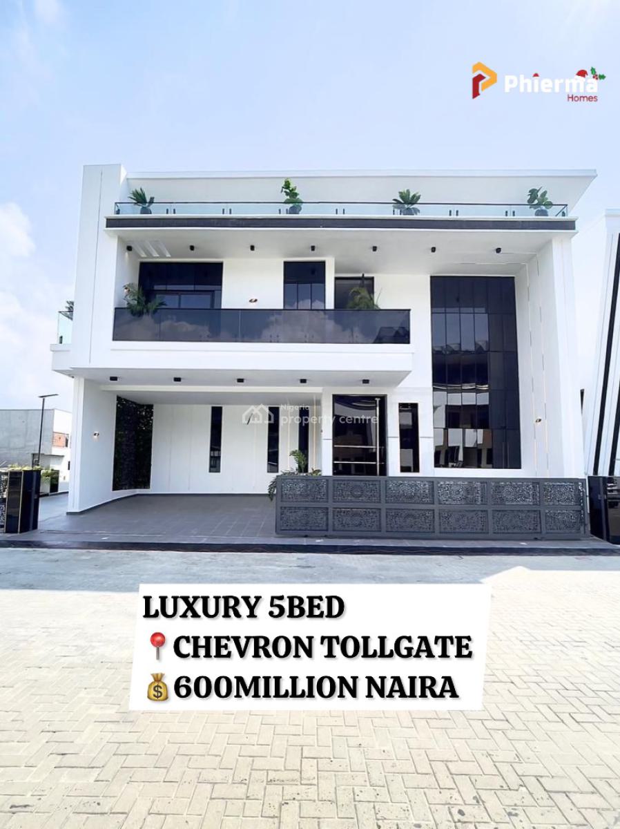 Luxury 5 Bedroom Duplex with Swimming Pool, Cinema, Gym, Chevron Tollgate, Lekki, Lagos, Detached Duplex for Sale