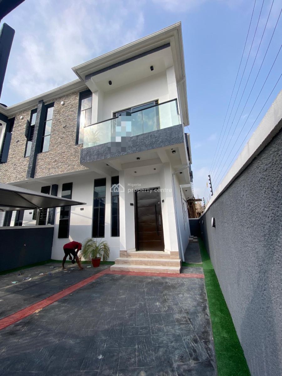 4 Bedroom Semi Detached Duplex with Bq, Gra, Ikota, Lekki, Lagos, Semi-detached Duplex for Rent