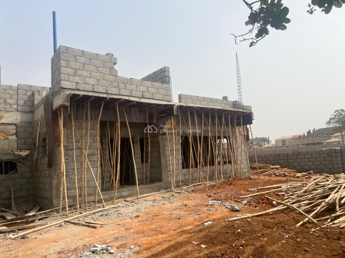 4 Bedrooms Terrace Duplex with a Bq, Close to Lento Aluminum, Close to Jabi Airport Junction, By The Road, Life Camp, Abuja, Terraced Duplex for Sale