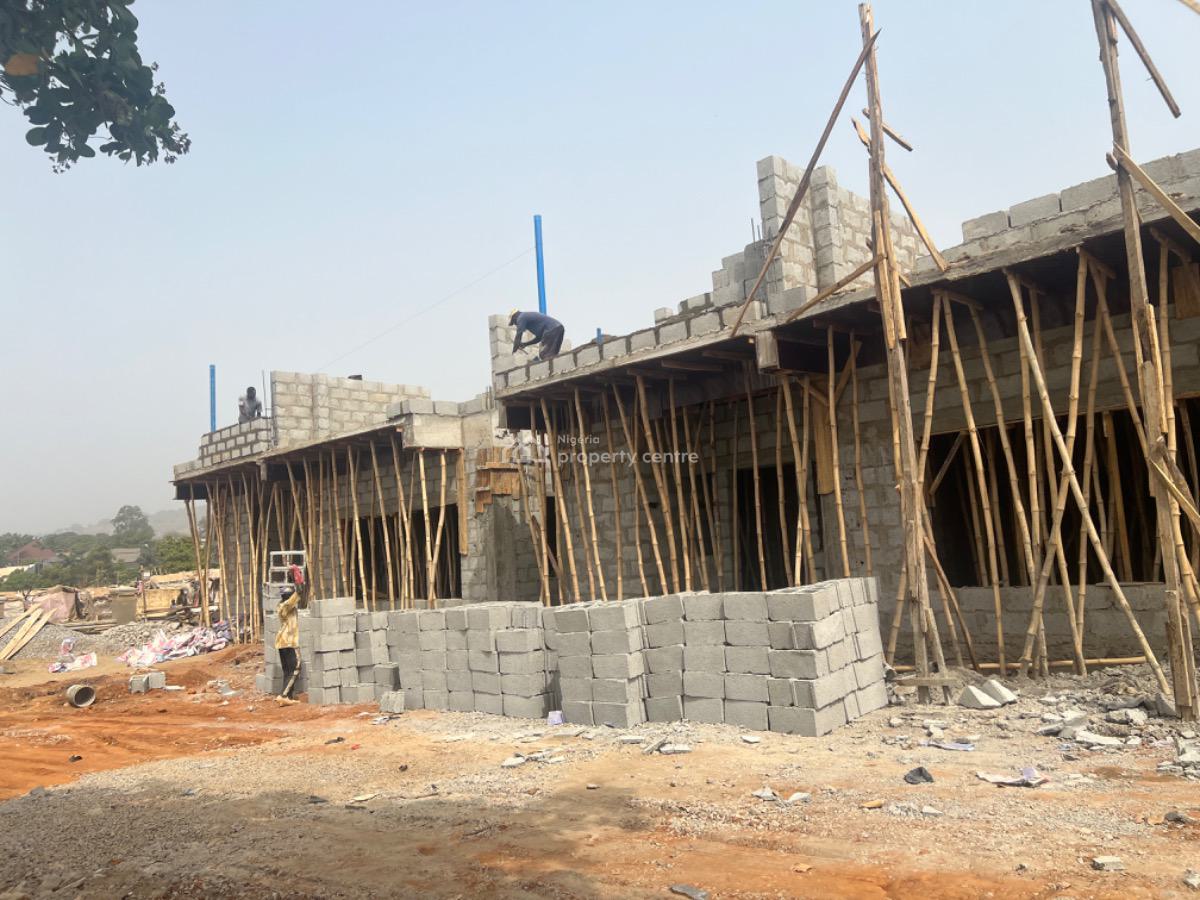 4 Bedrooms Terrace Duplex with a Bq, Close to Lento Aluminum, Close to Jabi Airport Junction, By The Road, Life Camp, Abuja, Terraced Duplex for Sale