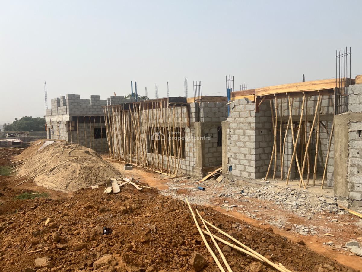 4 Bedrooms Terrace Duplex with a Bq, Close to Lento Aluminum, Close to Jabi Airport Junction, By The Road, Life Camp, Abuja, Terraced Duplex for Sale