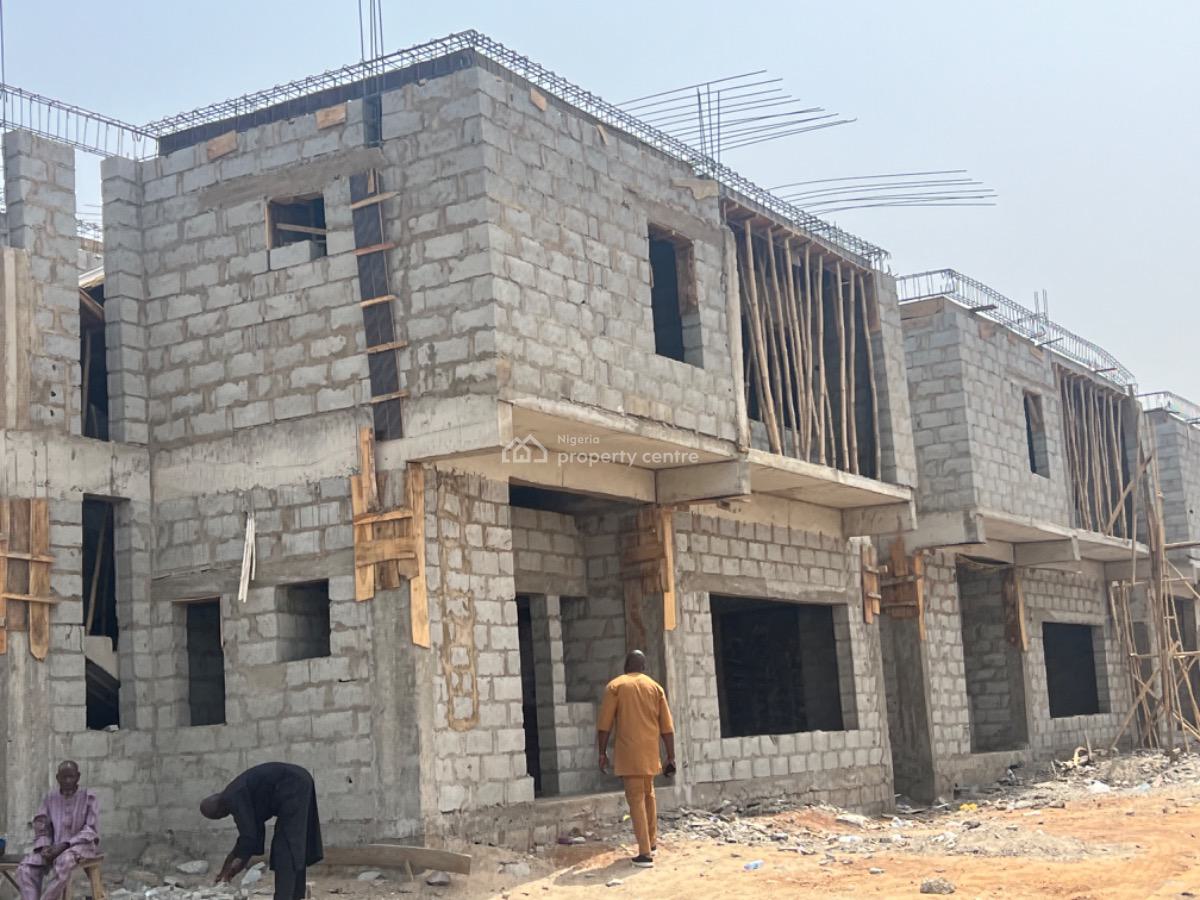 4 Bedroom Terraced Duplex with a Bq, Life Camp, Abuja, Terraced Duplex for Sale