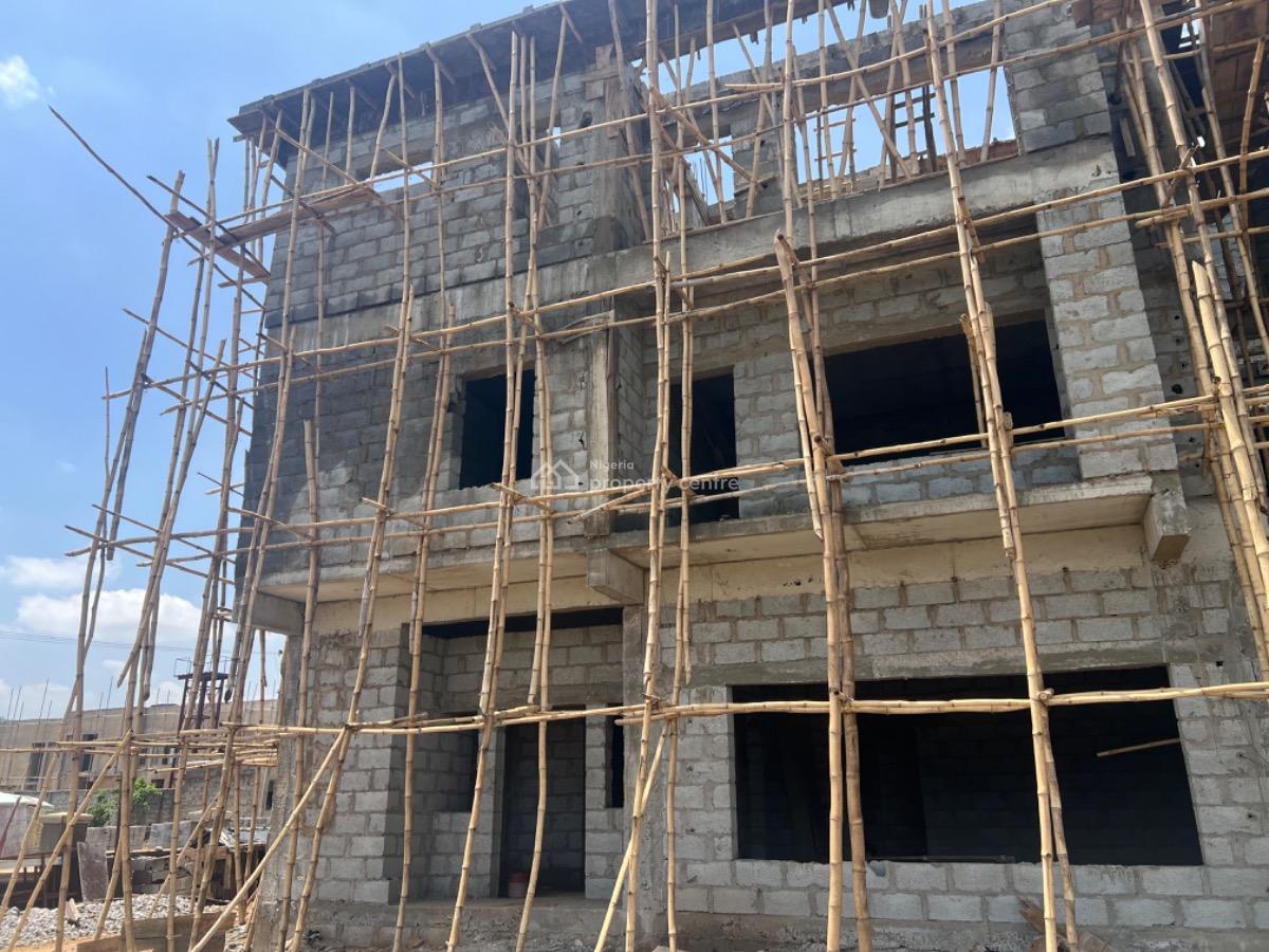5 Bedroom Terraced Duplex with a Bq, Close to Jabi Airport Junction, Life Camp, Abuja, Terraced Duplex for Sale