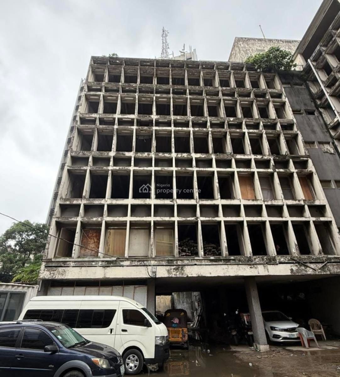 Well Built 6 Floor Old Commercial Building, Broad Street, Lagos Island, Lagos, Commercial Property for Sale