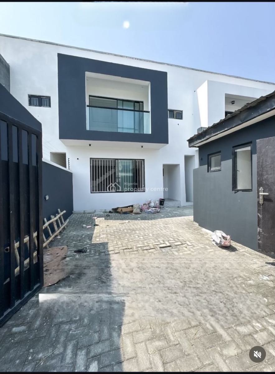 Newly Built 4 Bedroom Duplex with Bq, Ikota, Lekki, Lagos, Terraced Duplex for Sale
