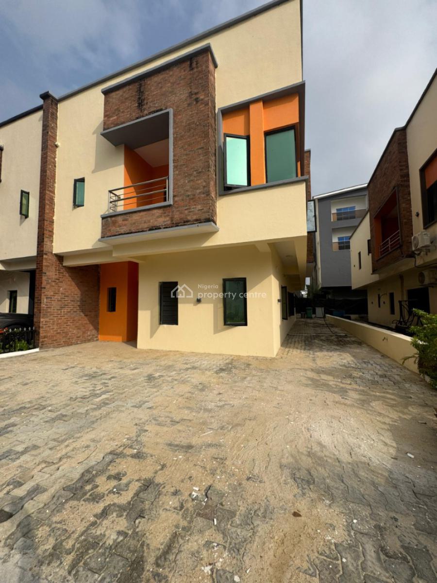 Brand New 4 Bedroom Semi-detached with Room Bq, Platinum Way, Lekki, Lagos, Semi-detached Duplex for Rent
