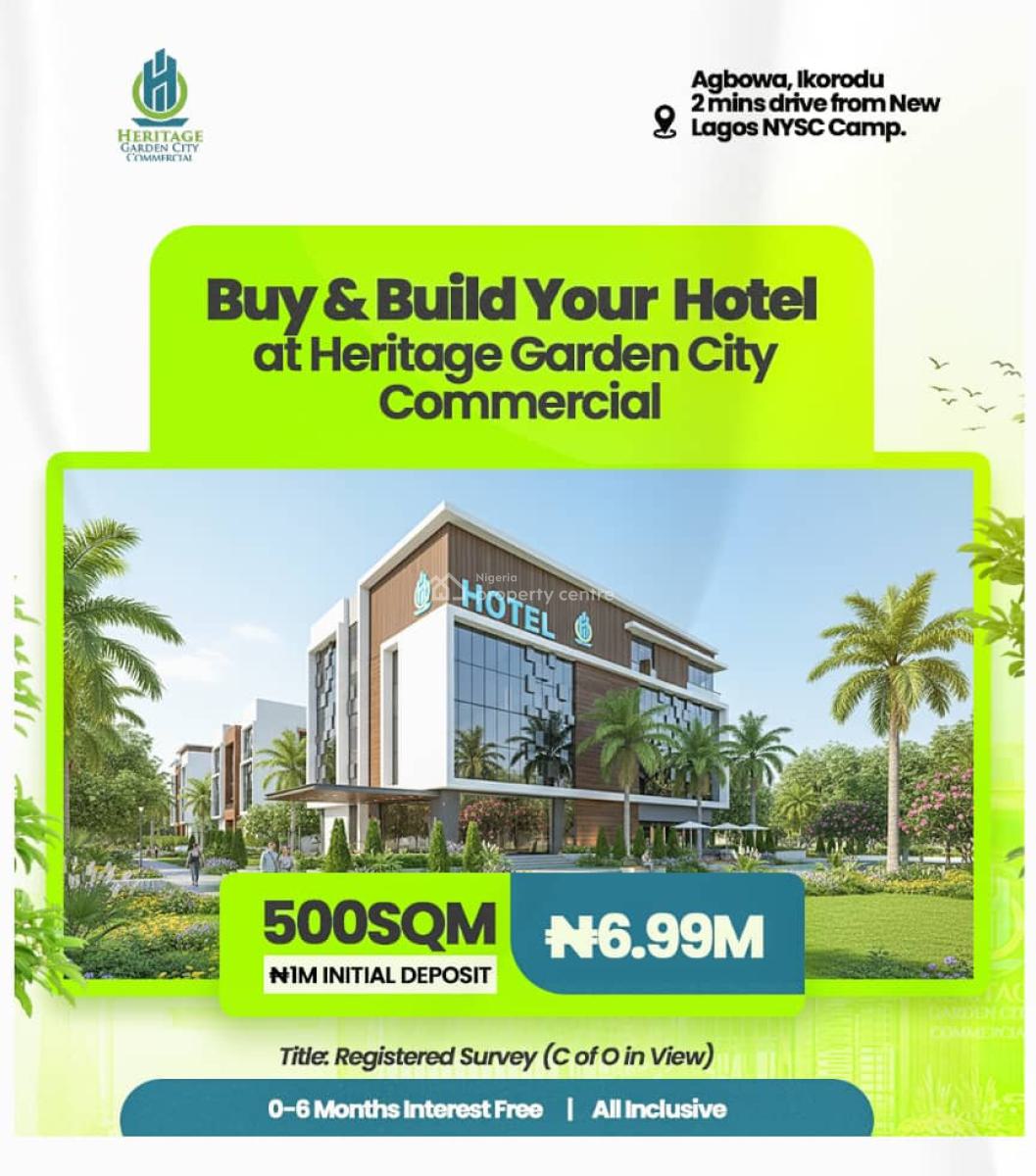 Step Into Lagoss Fastest-growing Commercial Land Build Immediately, Near The New Lagos Nysc Orientation Camp and Caleb University, Agbowa, Ikorodu, Lagos, Commercial Land for Sale