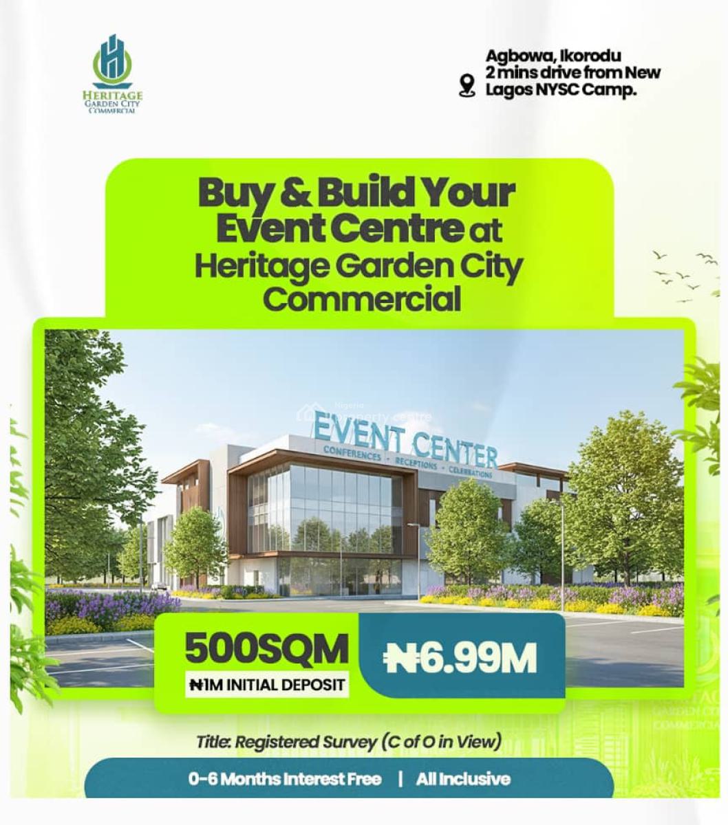 Step Into Lagoss Fastest-growing Commercial Land Build Immediately, Near The New Lagos Nysc Orientation Camp and Caleb University, Agbowa, Ikorodu, Lagos, Commercial Land for Sale