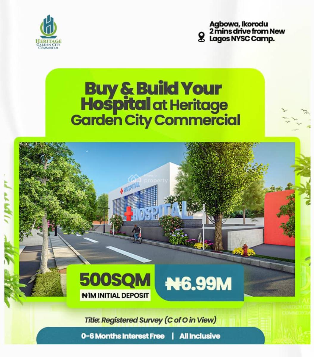 Step Into Lagoss Fastest-growing Commercial Land Build Immediately, Near The New Lagos Nysc Orientation Camp and Caleb University, Agbowa, Ikorodu, Lagos, Commercial Land for Sale