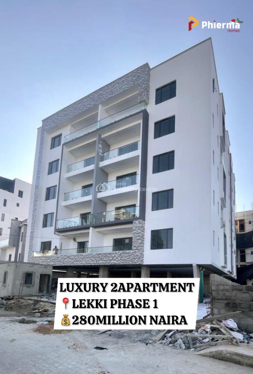 Luxury 2bedroom Apartment with Swimming Pool and Gym, Lekki Phase 1, Lekki Phase 1, Lekki, Lagos, Flat / Apartment for Sale