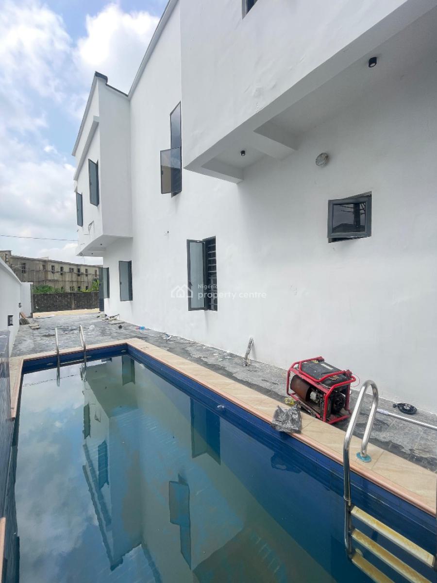Newly Built 4 Bedroom Fully Detached Duplex with Pool and Bq, Ajah, Lagos, Detached Duplex for Sale
