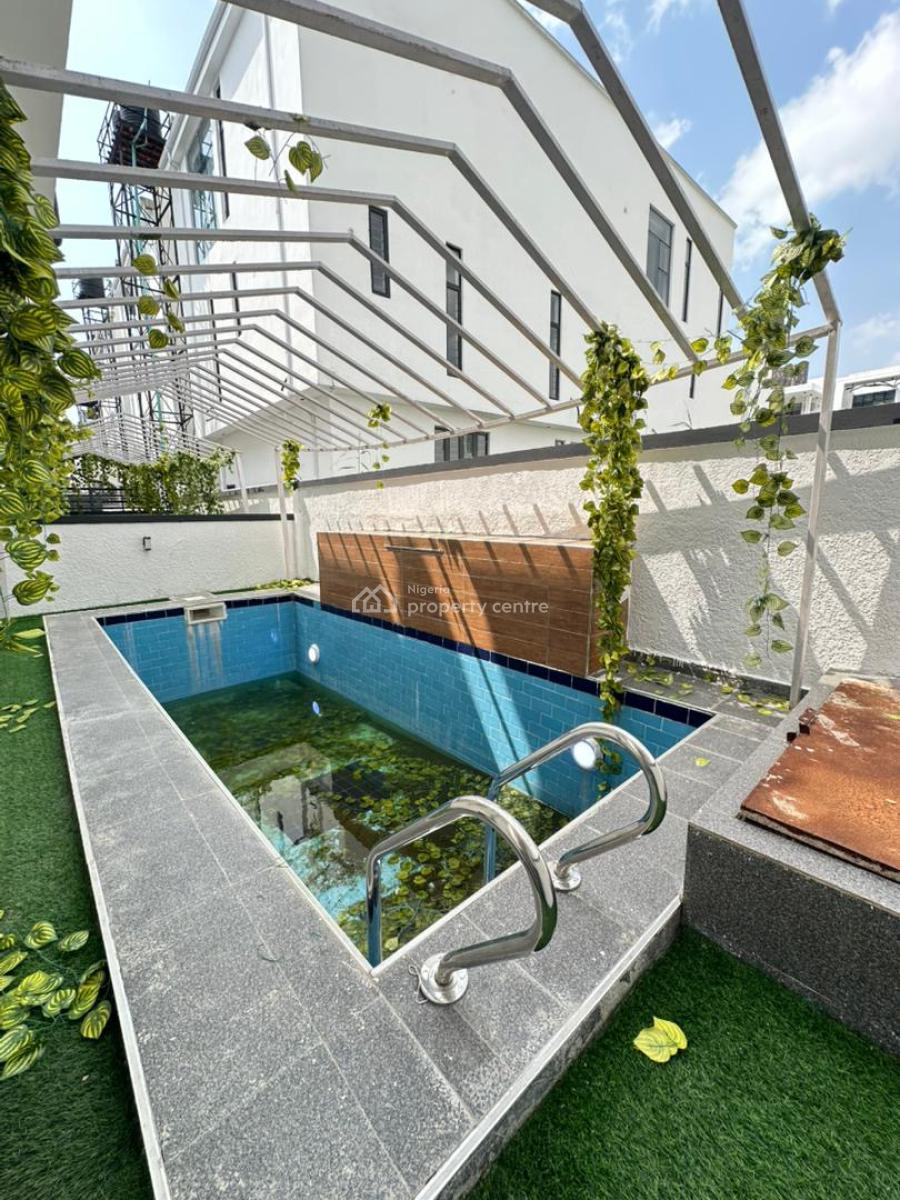 Elegant Luxury 5 Bedroom Detached Duplex with a Swimming Pool & Bq, Chevron Drive, Lekki, Lagos, Detached Duplex for Sale