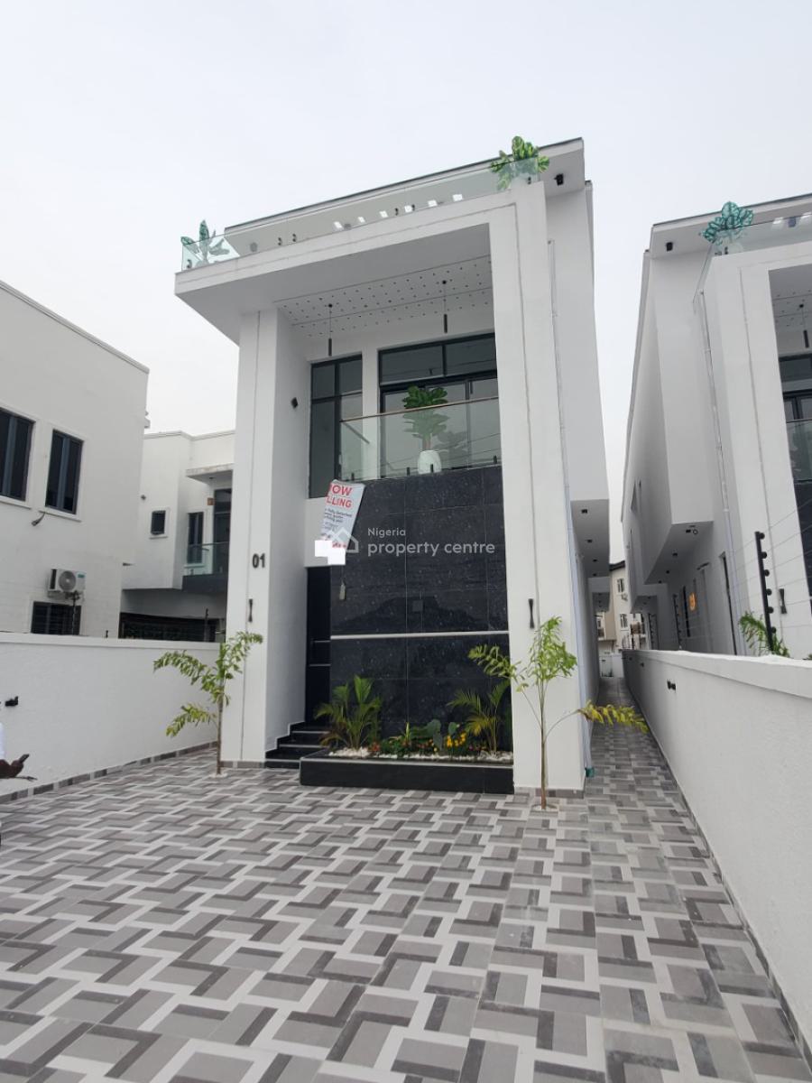 a Stylish 5 Bedroom Fully Detached Duplex - Bq (can Take 4 Cars), Lekki, Lagos, House for Sale