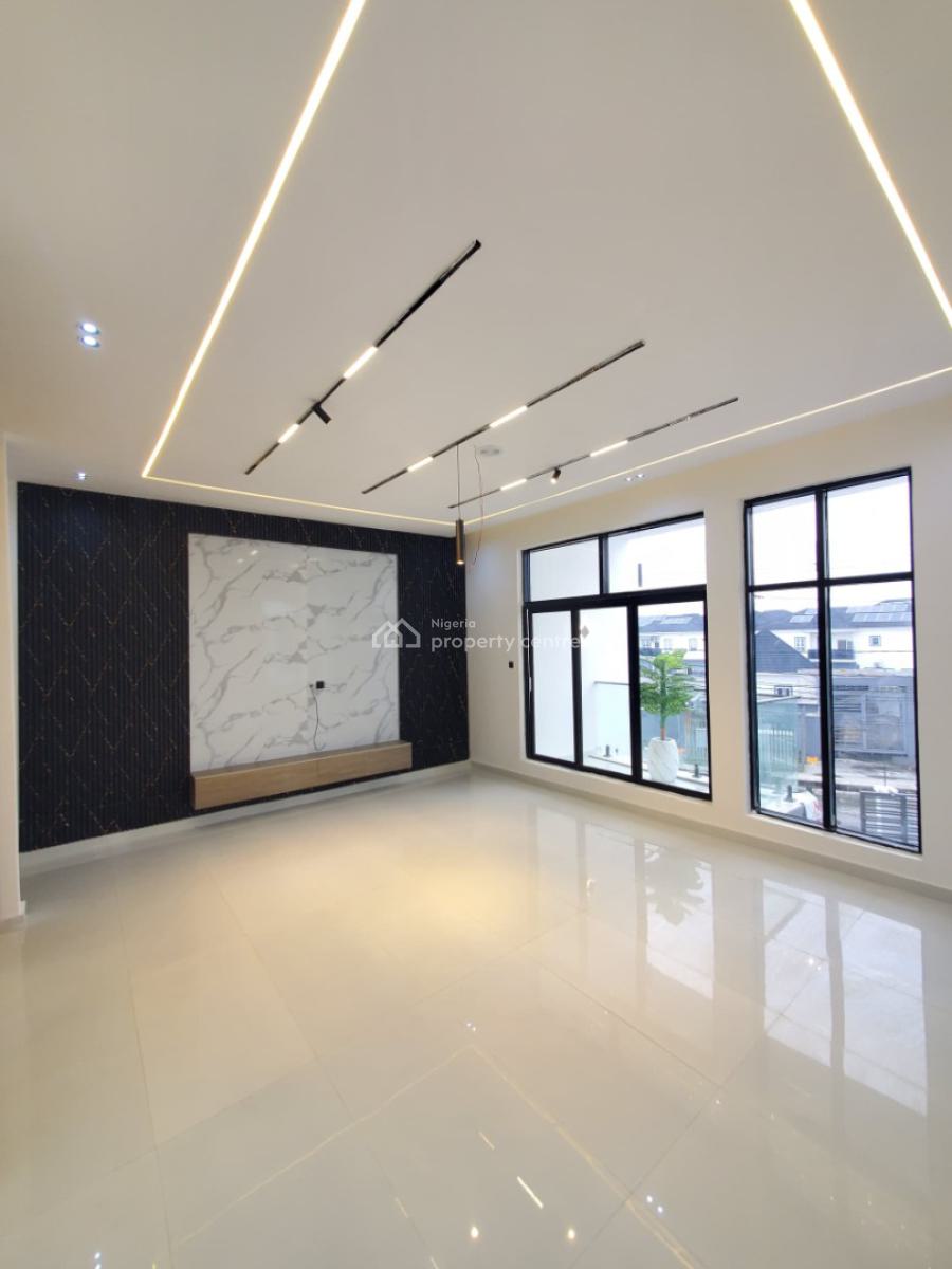 a Stylish 5 Bedroom Fully Detached Duplex - Bq (can Take 4 Cars), Lekki, Lagos, House for Sale