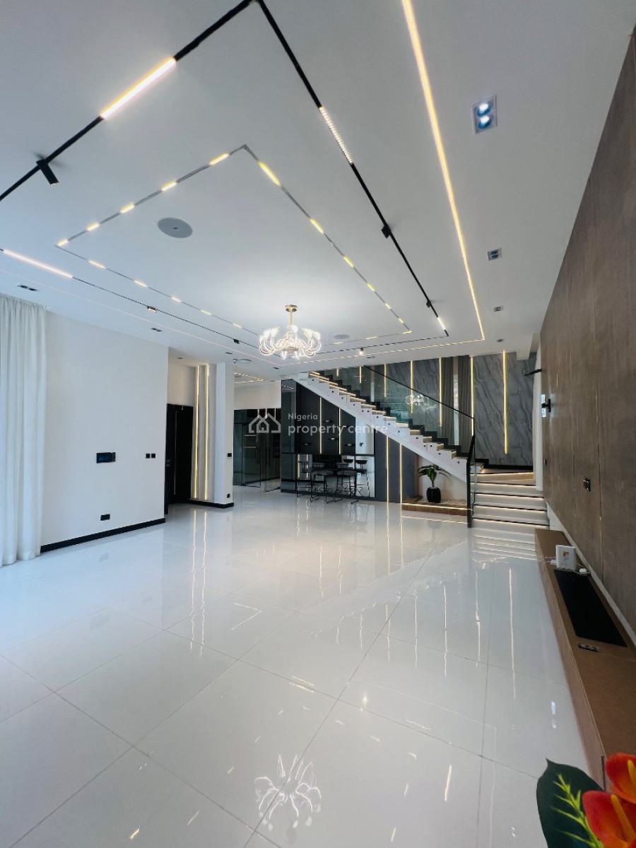 Palatial 5 Bedroom Fully Detached Duplex with Swimming Pool, Conservation Way Chevron Lekki, Lekki Phase 2, Lekki, Lagos, Detached Duplex for Sale