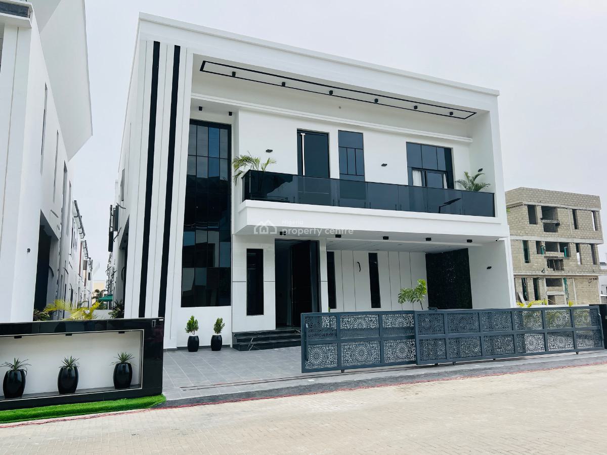 Palatial 5 Bedroom Fully Detached Duplex with Swimming Pool, Conservation Way Chevron Lekki, Lekki Phase 2, Lekki, Lagos, Detached Duplex for Sale