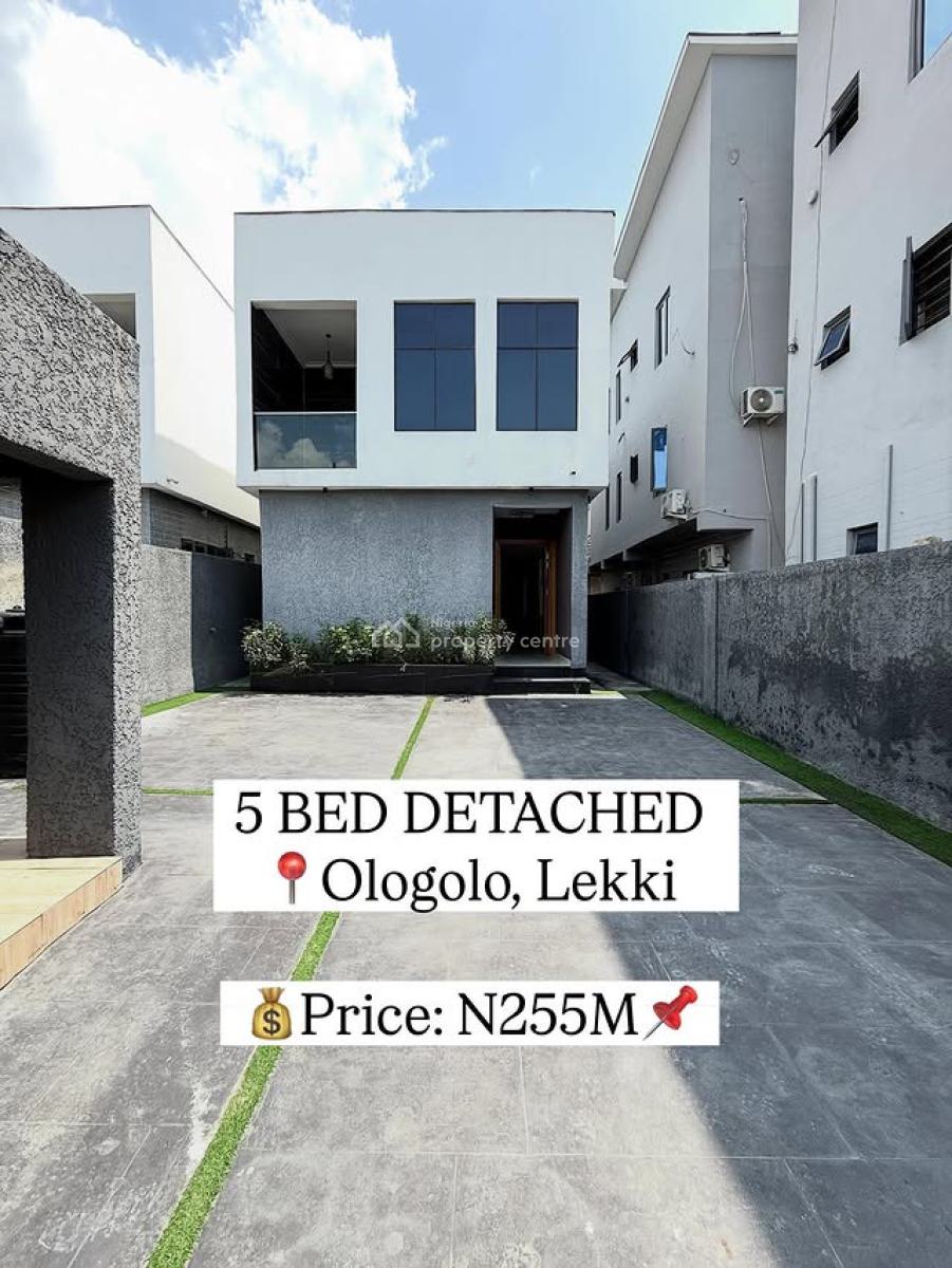 Stunning 5 Bedroom Detached Duplex with Swimming Pool and Bq, Ologolo, Ologolo, Lekki, Lagos, Detached Duplex for Sale