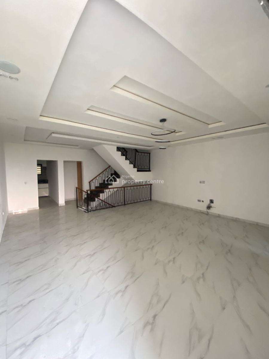 Well Fitted 4 Bed Terrace Duplex with 1bq, Chevron, Lekki, Lagos, Terraced Duplex for Sale