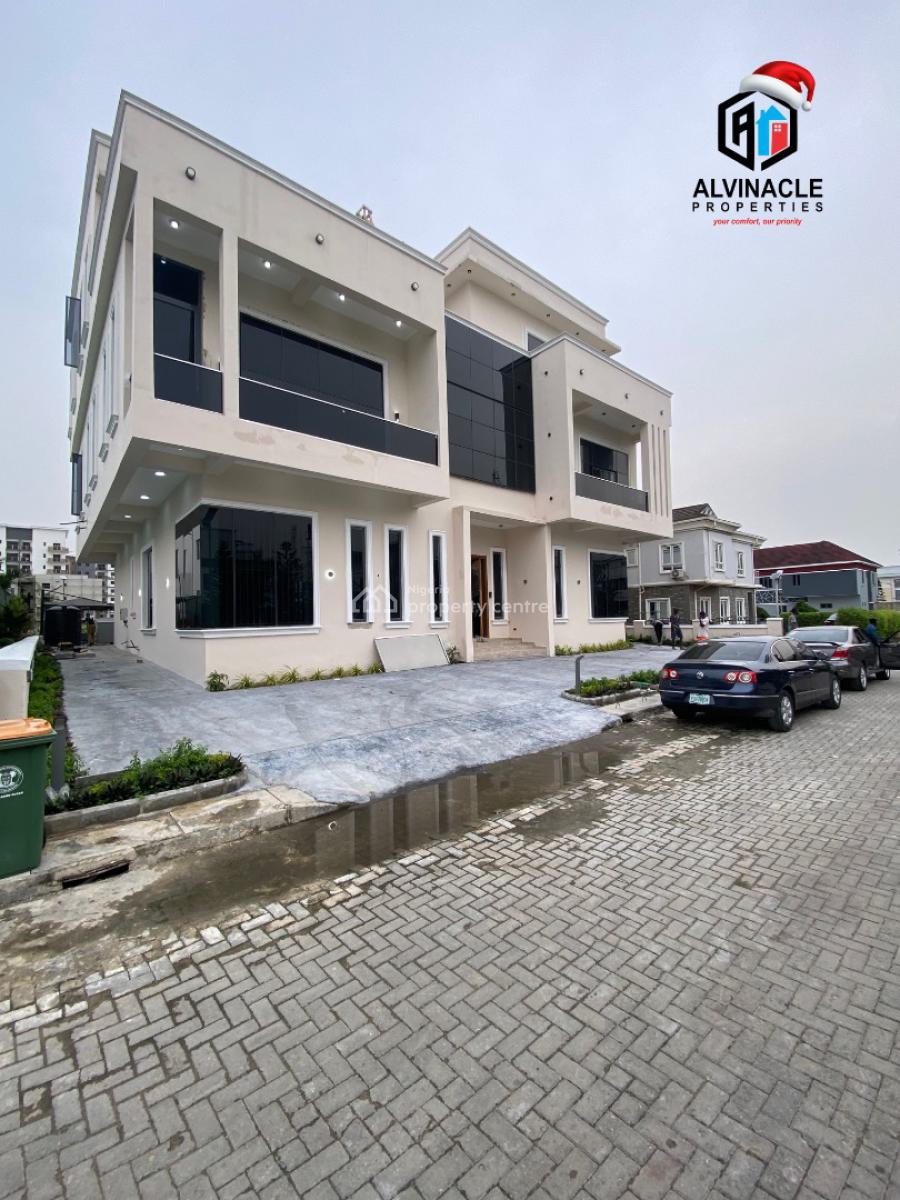Newly Built 7 Bed Mansion with 2 Rooms Bq, Vintage Park, Ikate, Lekki, Lagos, Detached Duplex for Sale