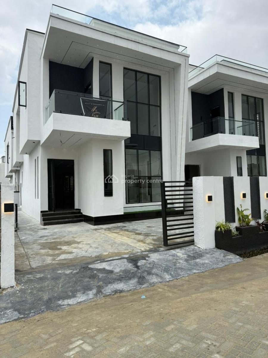 4 Bedroom Detached Duplex with a Bq with a Private Compound, Ajah, Lagos, Detached Duplex for Sale