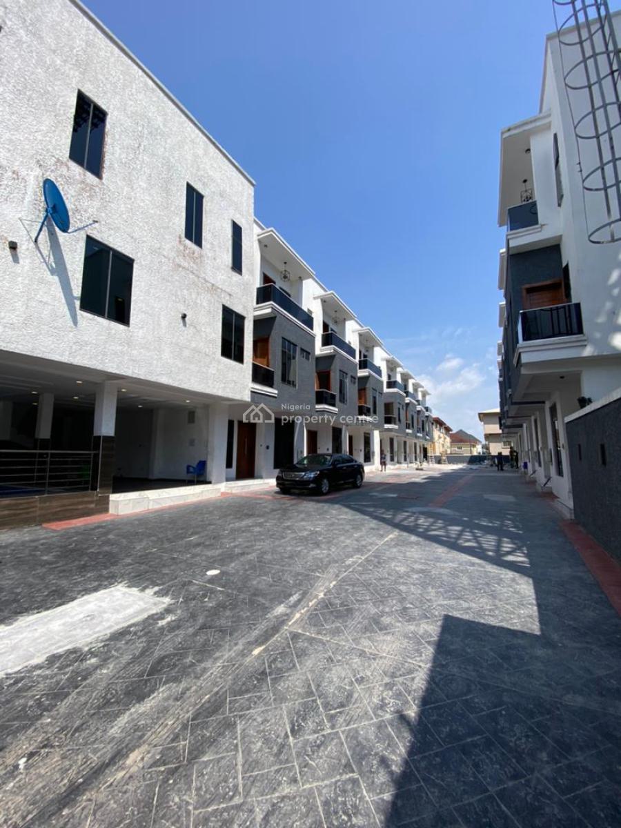 Elegant 4 Bedroom Terrace Duplex with a Pool and Gym, Chevron, Lekki, Lagos, House for Sale