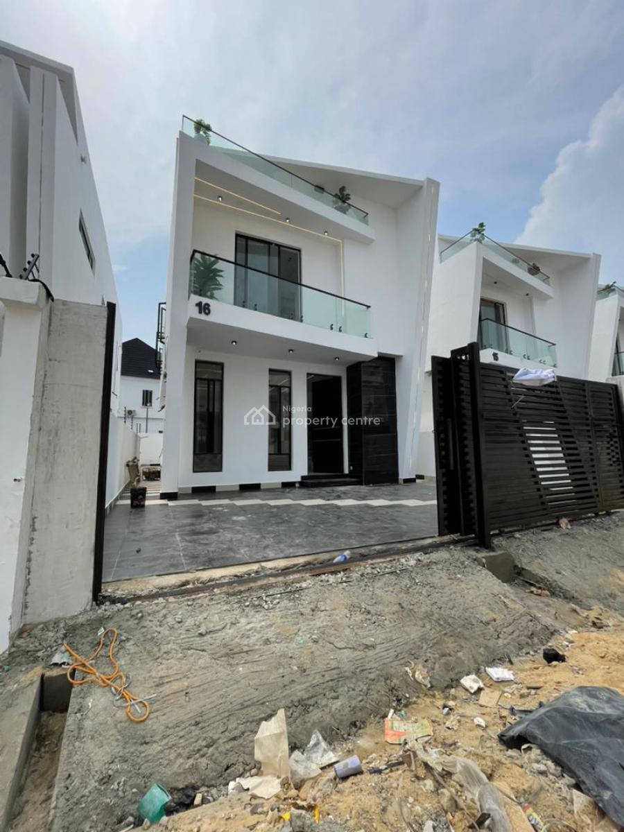 Minimalistic Luxury Finished 4 Bedroom Fully Detached Duplex with Bq, Orchid, Lekki, Lagos, Detached Duplex for Sale