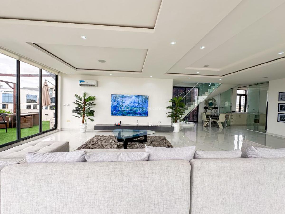 Luxurious & Spacious 3 Bedroom Penthouse, Lekki Phase 1, Lekki, Lagos, Flat / Apartment Short Let