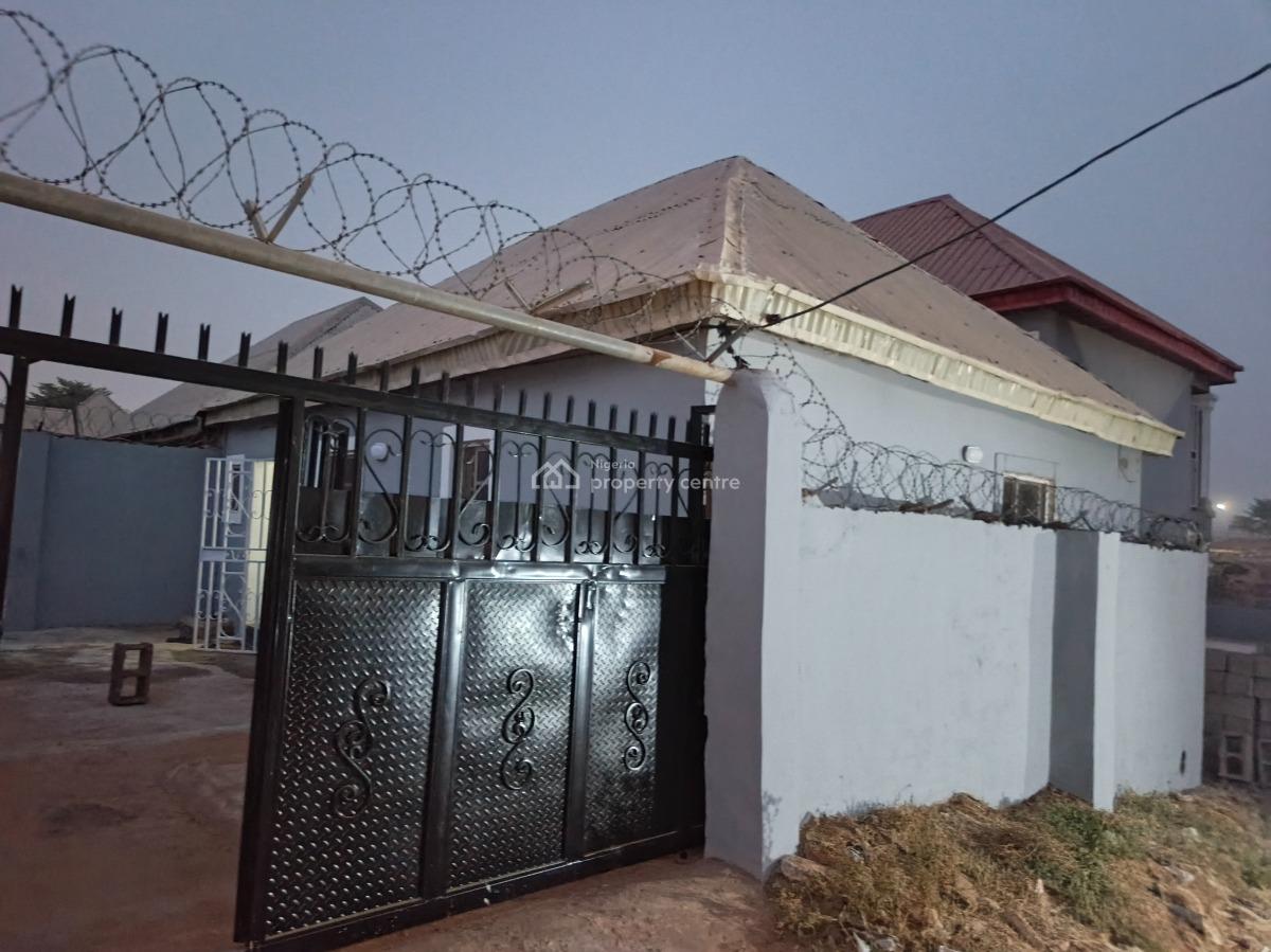 Very Spacious 1 Bedroom Bungalow Alone in The Compound, Technology Village/aleiyta Airport Road, Lugbe District, Abuja, Semi-detached Bungalow for Sale