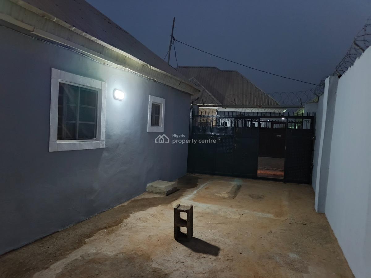 Very Spacious 1 Bedroom Bungalow Alone in The Compound, Technology Village/aleiyta Airport Road, Lugbe District, Abuja, Semi-detached Bungalow for Sale