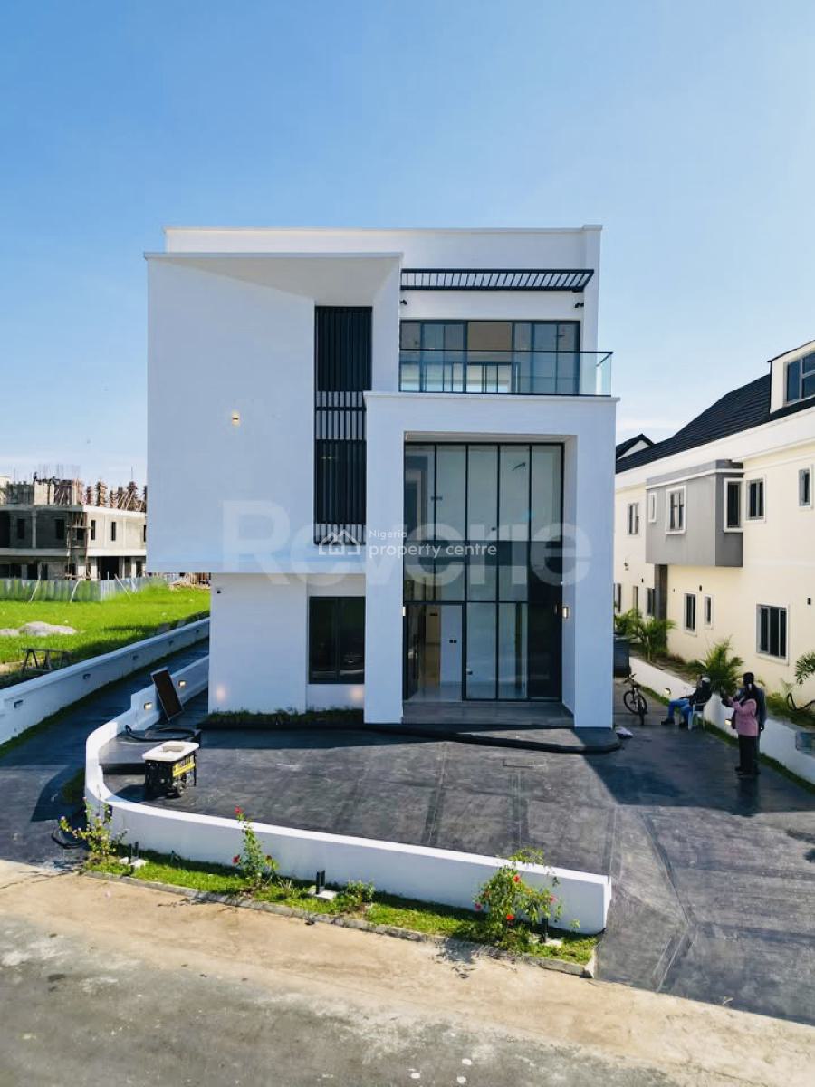 Contemporary Smart 5 Bedroom Detached Home with Cinema & Pool, Cowrie Creek Estate, Ikate, Lekki, Lagos, Detached Duplex for Sale